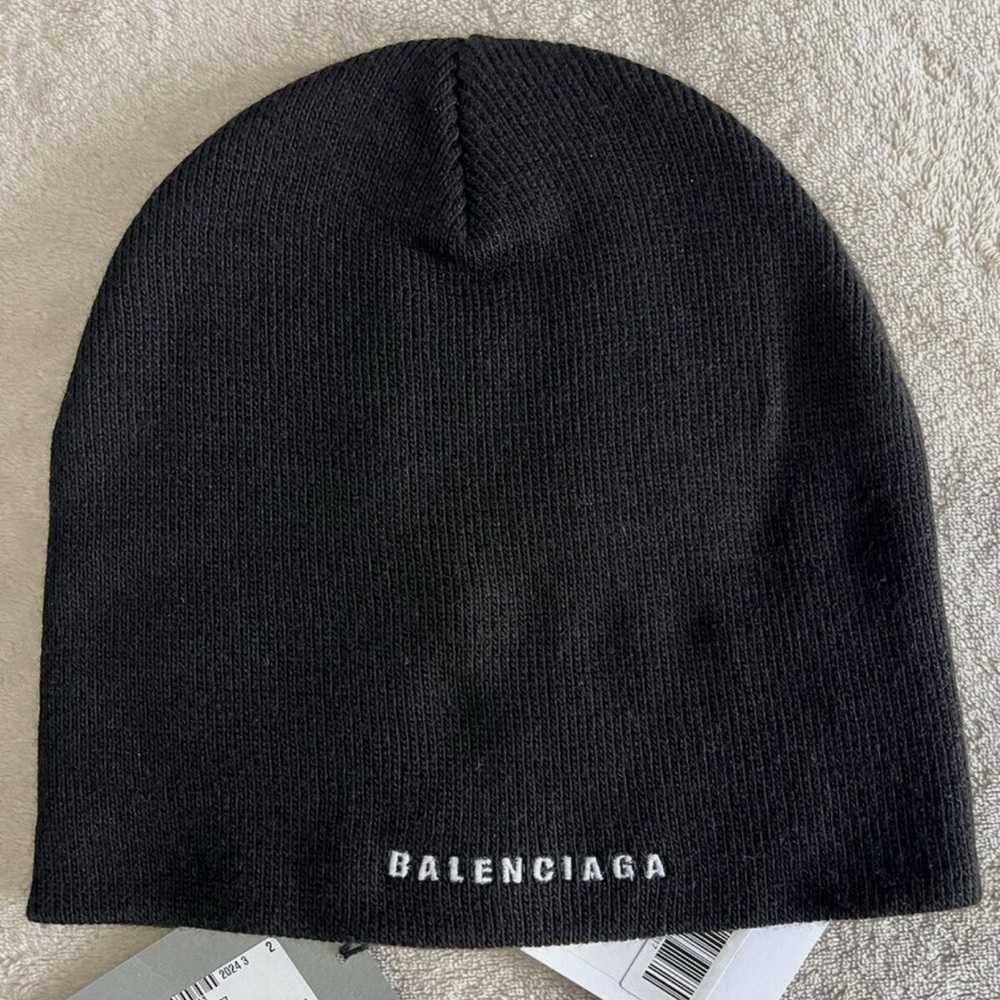 Balenciaga Unity Sports Logo Embroidered Beanie